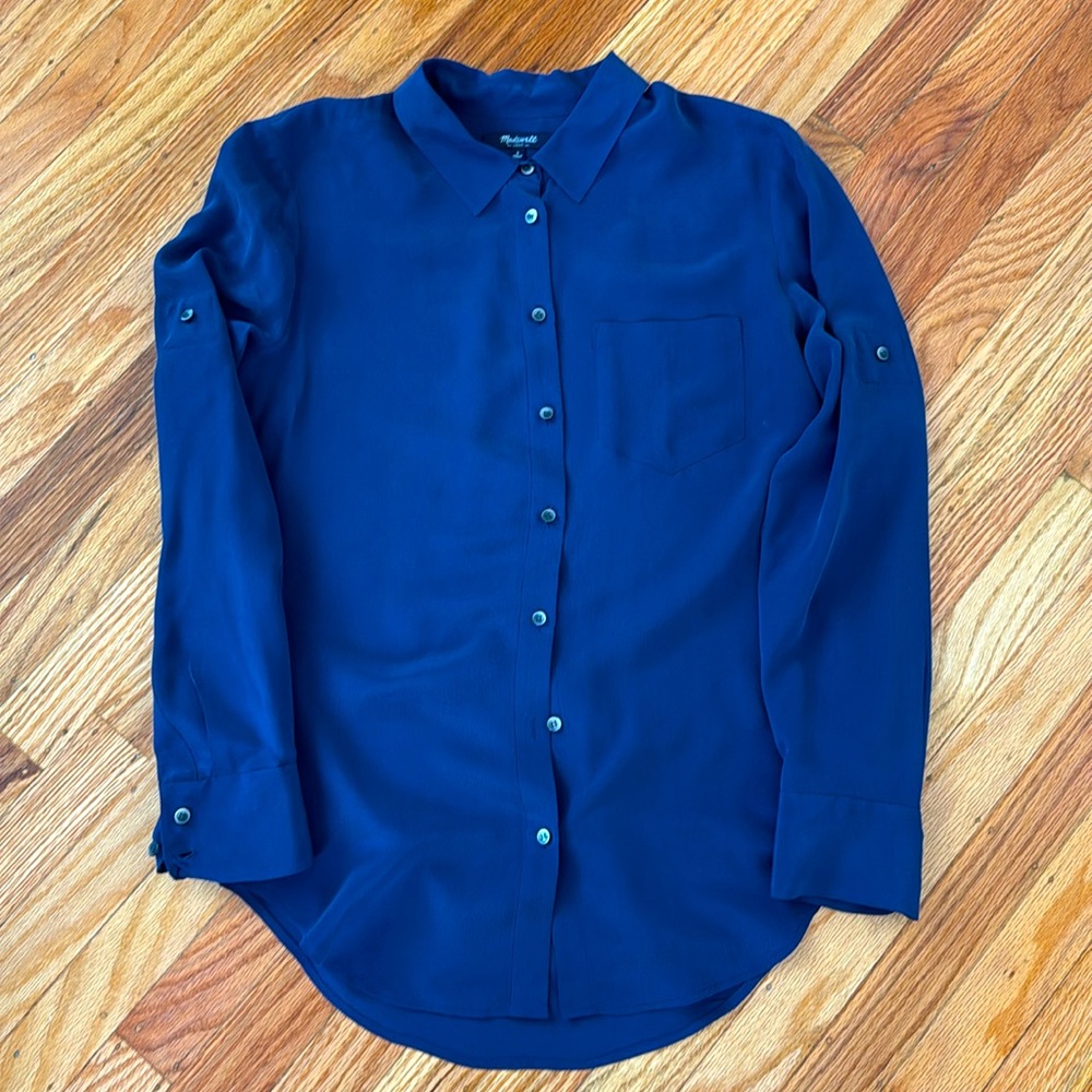 Madewell 100% Silk Shirt